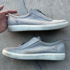Ecco leather slip on‎ shoes